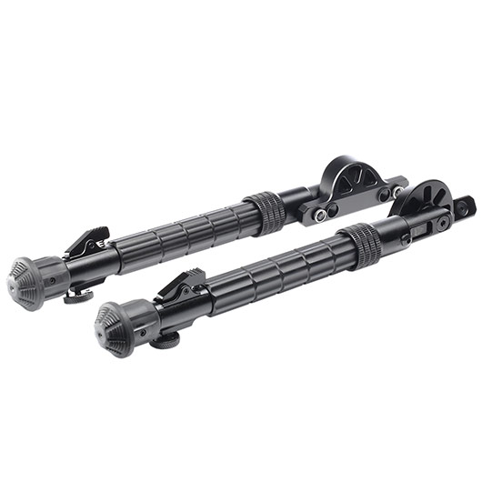 UTG KeyMod Recon Flex Side-Mount Metall Zweibein - Gummife 225 - 330 mm schwarz