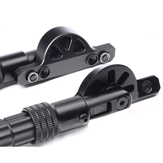 UTG KeyMod Recon Flex Side-Mount Metall Zweibein - Gummife 225 - 330 mm schwarz Bild 2