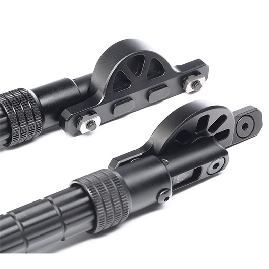 UTG M-Lok Recon Flex Side-Mount Metall Zweibein - Gummife 225 - 330 mm schwarz Bild 2