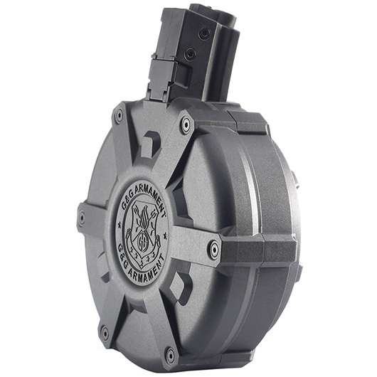 G&G MP5 Trommelmagazin Hi-Cap 1500 Schuss schwarz Bild 1