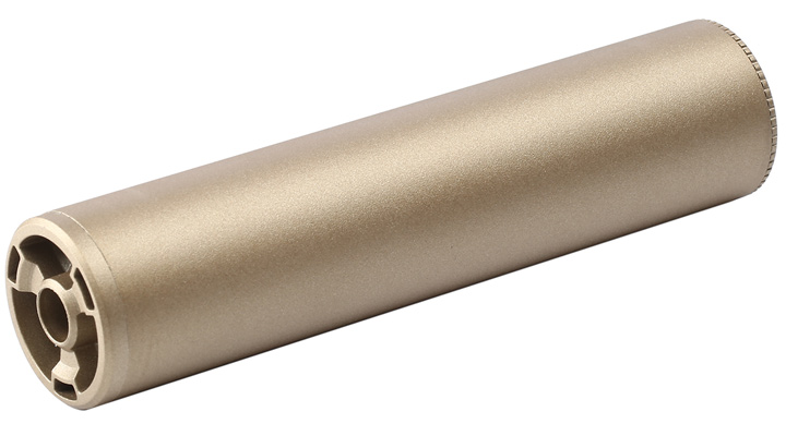 G&G Battle Owl Aluminium Tracer Unit Suppressor mit integriertem Akku 12mm- Desert Tan Bild 1