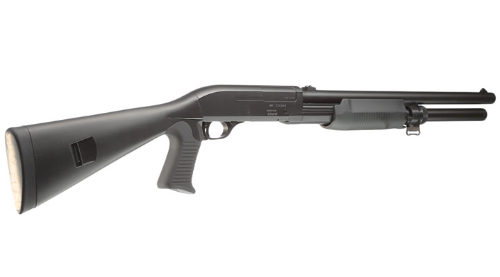 ASG Franchi SAS 12 Tri-Barrel Full Stock Version Airsoft Springer 6mm BB schwarz Bild 3