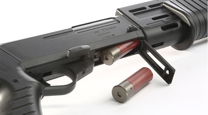 ASG Franchi SPAS-12 Tri-Barrel Shotgun Springer 6mm BB schwarz Bild 6
