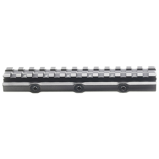 UTG Super Slim Scope-Riser 0.5 Zoll Low Profile 13 Slots f. 20 - 22mm Schienen schwarz Bild 1