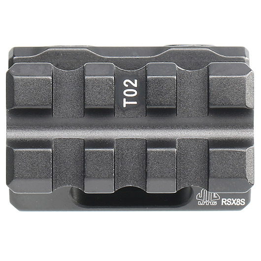 UTG Super Slim Scope-Riser 0.83 Zoll Medium Profile 3 Slots f. 20 - 22mm Schienen schwarz Bild 4