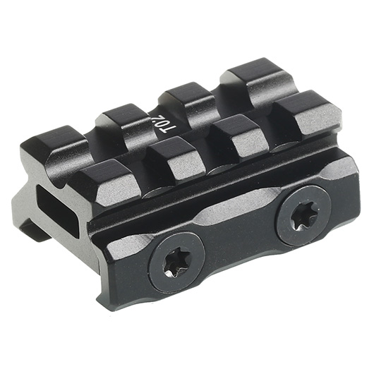 UTG Super Slim Scope-Riser 0.5 Zoll Low Profile 3 Slots f. 20 - 22mm Schienen schwarz