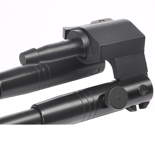 ASG AW .308 Universal Sniper-Zweibein mit Gummifüße m. Direct-Mount Montage schwarz Bild 2