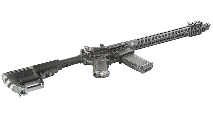 King Arms M4 TWS KeyMod Dinosaur Elite Vollmetall S-AEG 6mm BB schwarz Bild 4