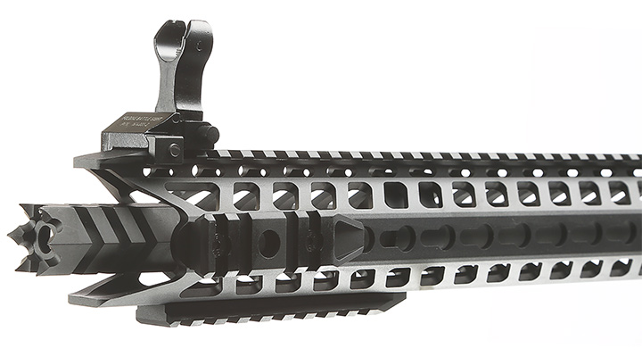 King Arms M4 TWS KeyMod Dinosaur Elite Vollmetall S-AEG 6mm BB schwarz Bild 5