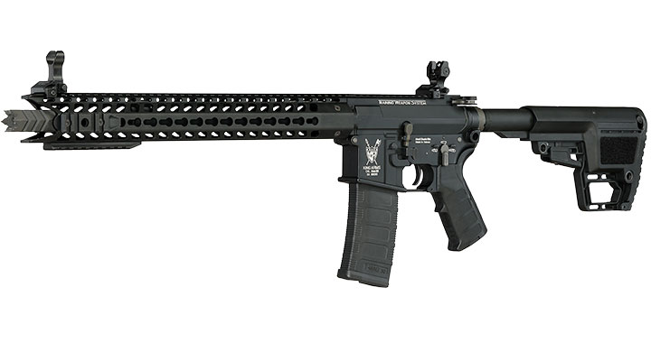 King Arms M4 TWS KeyMod Dinosaur Elite Vollmetall S-AEG 6mm BB schwarz