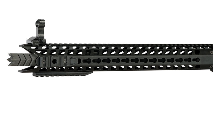 King Arms M4 TWS KeyMod Dinosaur Elite Vollmetall S-AEG 6mm BB schwarz Bild 7
