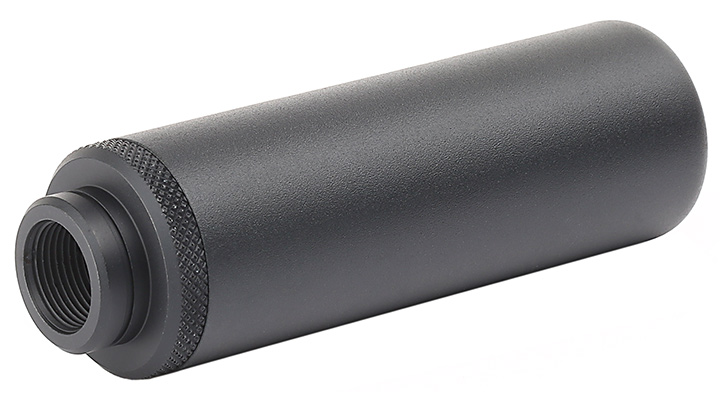 G&G SS-100 Alumininium Mock Suppressor 14mm- / 14mm+ schwarz Bild 1