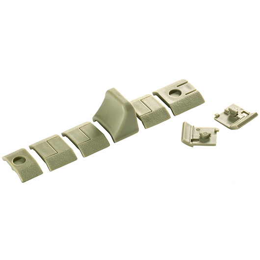 Strike Industries KeyMod Handstop / Rail Covers Set coyote tan Bild 1