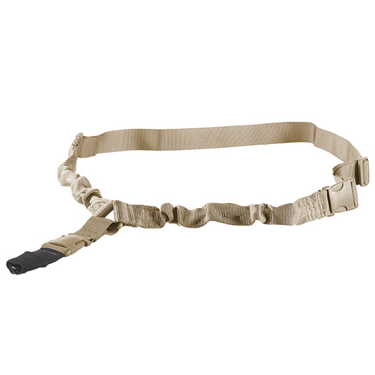 GK Tactical 1-Punkt Tragegurt QD Dual Bungee Universal Tan / Coyote