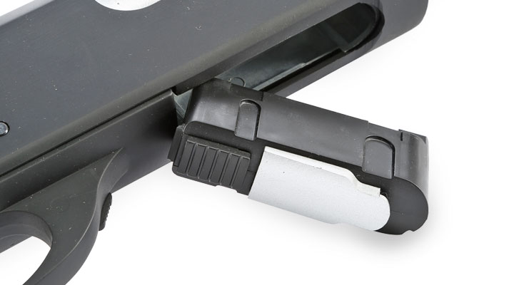 Qingliu M870 Long-Type Shotgun Vollmetall Echtholz Springer 6mm BB schwarz Bild 9