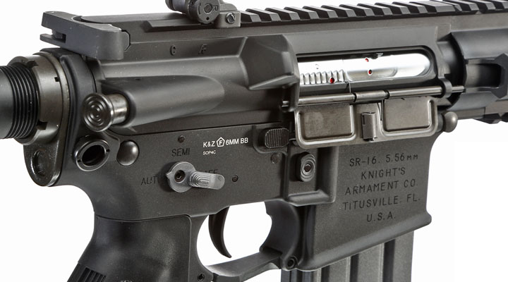 Versandrcklufer VFC KAC SR16 E3 Carbine Vollmetall S-AEG 6mm BB schwarz Bild 7