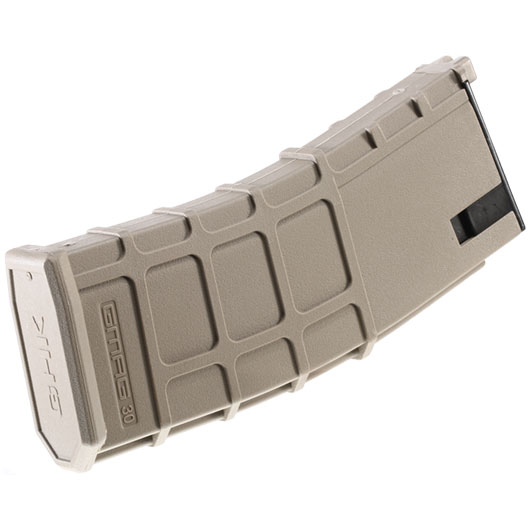 GHK M4 / G5 GBB GMAG Polymer Magazin Low-Cap 40 Schuss (Softairgas-Version) tan Bild 1