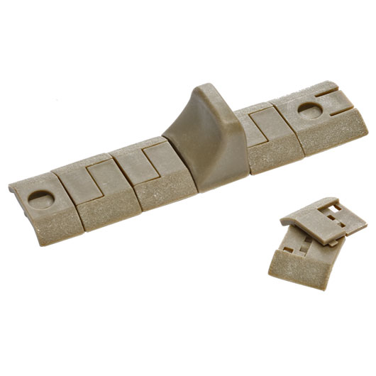 Strike Industries KeyMod Handstop / Rail Covers Set Flat Dark Earth Bild 3