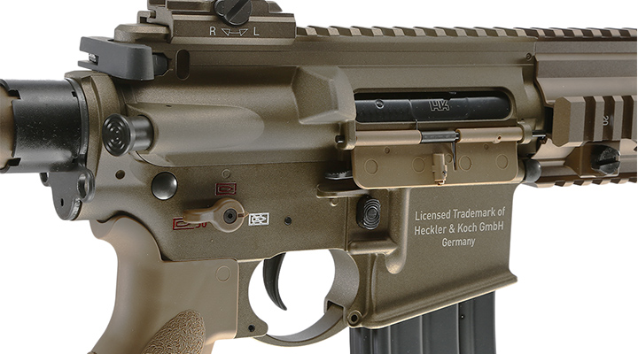 Versandrcklufer VFC Heckler & Koch HK416 A5 Next Generation Mosfet Vollmetall S-AEG 6mm BB RAL 8000 grnbraun Bild 7