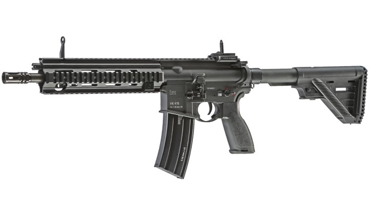 Versandrcklufer VFC Heckler & Koch HK416 A5 Next Generation Mosfet Vollmetall S-AEG 6mm BB schwarz