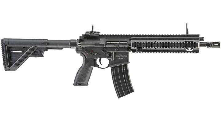 Versandrcklufer VFC Heckler & Koch HK416 A5 Next Generation Mosfet Vollmetall S-AEG 6mm BB schwarz Bild 2