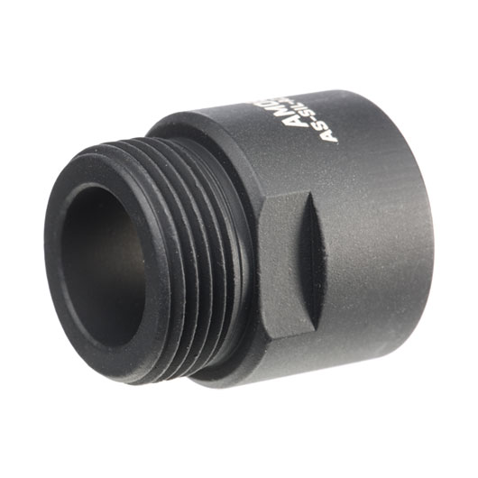 Ares Amoeba Aluminum Silencer Adapter 20mm f. Striker S1 Snipergewehr schwarz