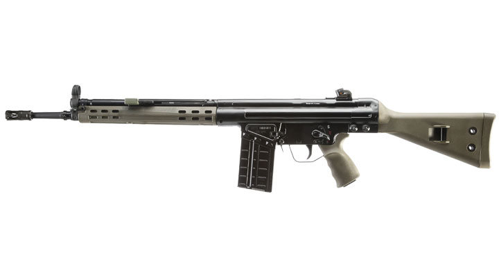 Heckler & Koch G3A3 Vollmetall Gas-Blow-Back 6mm BB oliv Bild 1