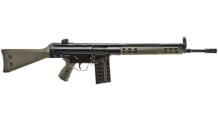 Heckler & Koch G3A3 Vollmetall Gas-Blow-Back 6mm BB oliv Bild 2