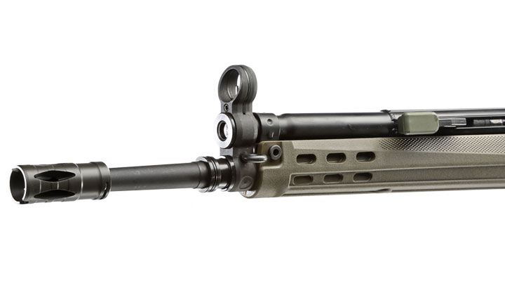Heckler & Koch G3A3 Vollmetall Gas-Blow-Back 6mm BB oliv Bild 4