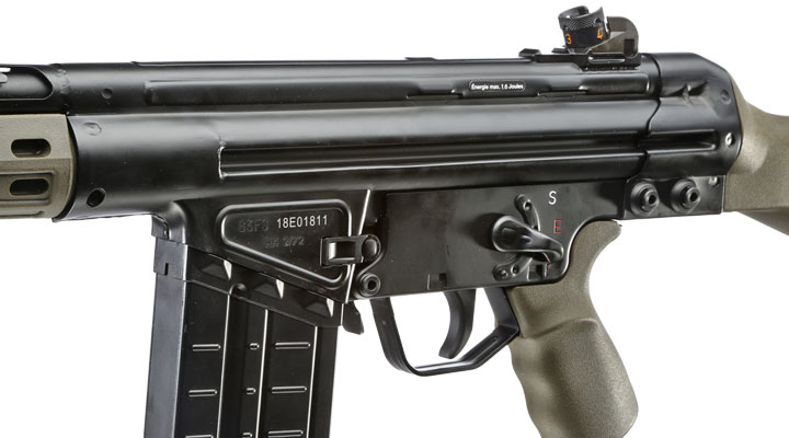 Heckler & Koch G3A3 Vollmetall Gas-Blow-Back 6mm BB oliv Bild 5