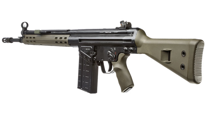 Heckler & Koch G3A3 Vollmetall Gas-Blow-Back 6mm BB oliv Bild 9