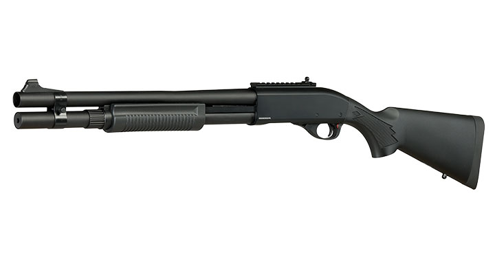 Golden Eagle M8872 Vollmetall Pump Action Gas Shotgun 6mm BB schwarz - Generation 2