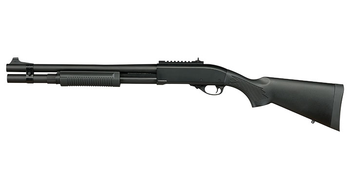 Golden Eagle M8872 Vollmetall Pump Action Gas Shotgun 6mm BB schwarz - Generation 2 Bild 1