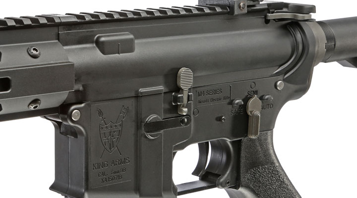 King Arms M4 TWS M-LOK Rifle Ultra Grade Version II S-AEG 6mm BB schwarz Bild 7