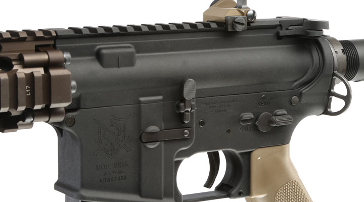 VFC VR16 CQB II Vollmetall S-AEG 6mm BB tan Bild 7