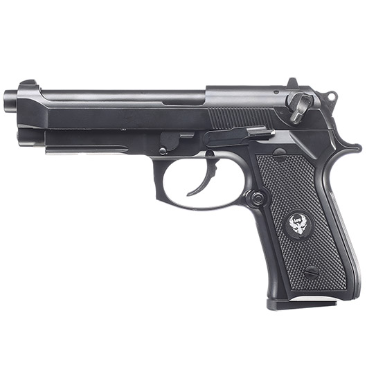 HFC M92A1 Vollmetall GBB 6mm BB schwarz inkl. Pistolenkoffer Bild 1