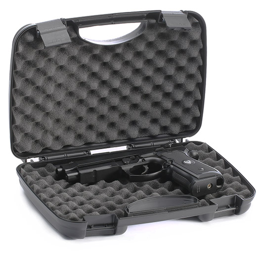 HFC M92A1 Airsoftpistole Vollmetall GBB 6mm BB schwarz inkl. Pistolenkoffer Bild 7