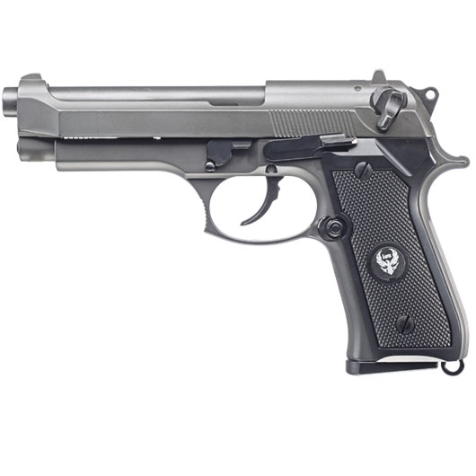 HFC M92A1 Airsoftpistole Vollmetall GBB 6mm BB grau inkl. Pistolenkoffer Bild 1