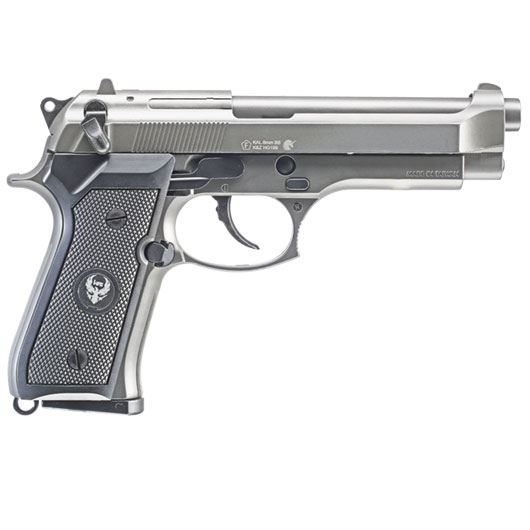 HFC M92A1 Airsoftpistole Vollmetall GBB 6mm BB grau inkl. Pistolenkoffer Bild 3