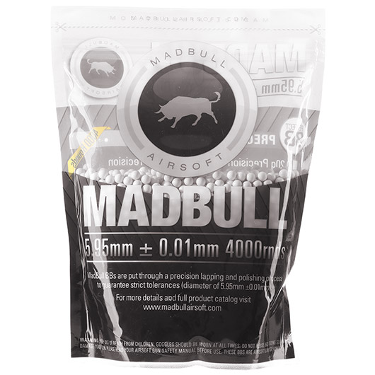 MadBull Premium Match Grade BIO BBs 0,20g 4.000er Beutel weiss