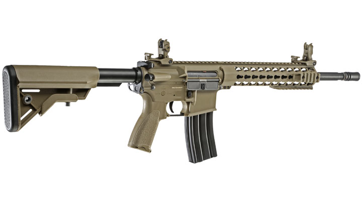 Evolution Airsoft Recon S 14.5 Carbontech S-AEG 6mm BB Tan Bild 3