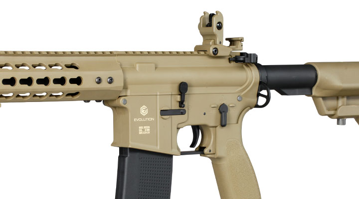 Evolution Airsoft Recon S 14.5 Carbontech S-AEG 6mm BB Tan Bild 8