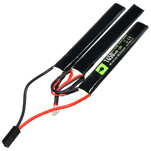 Nuprol Power Series LiPo Akku 11,1V 1450mAh 30C / 60C Tri-Nunchuck-Type m. Mini-Tam Anschluss