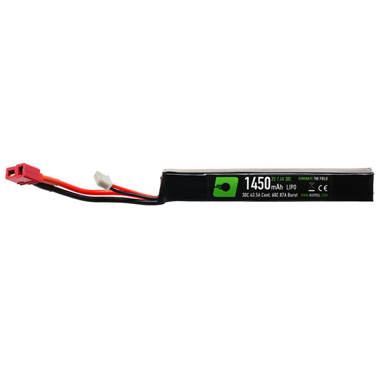 Nuprol Power Series LiPo Akku 7,4V 1450mAh 30C / 60C Stick-Type m. Deans Anschluss Bild 1