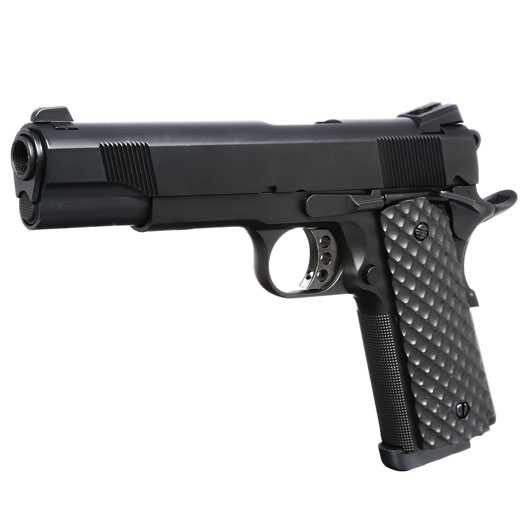 Nuprol Raven M1911 MEU Vollmetall GBB 6mm BB schwarz