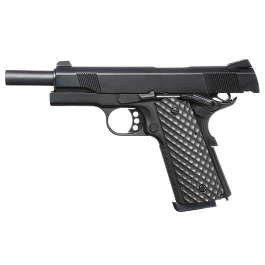 Nuprol Raven M1911 MEU Vollmetall GBB 6mm BB schwarz Bild 2