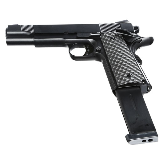 Nuprol Raven M1911 MEU Vollmetall GBB 6mm BB schwarz Bild 5