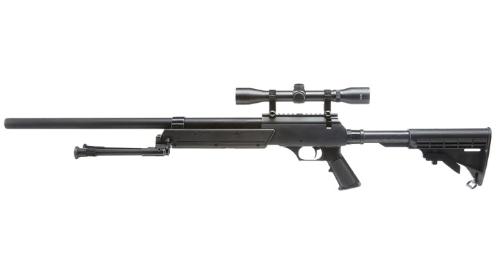 Nuprol Tango T96 Snipergewehr inkl. Zweibein / Zielfernrohr Springer 6mm BB schwarz Bild 1