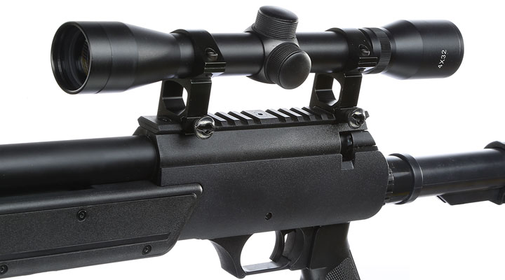 Nuprol Tango T96 Snipergewehr inkl. Zweibein / Zielfernrohr Springer 6mm BB schwarz Bild 7