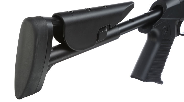 Nuprol Sierra Storm Bravo Tri-Barrel Shotgun Flex Stock Polymer Springer 6mm BB schwarz Bild 10